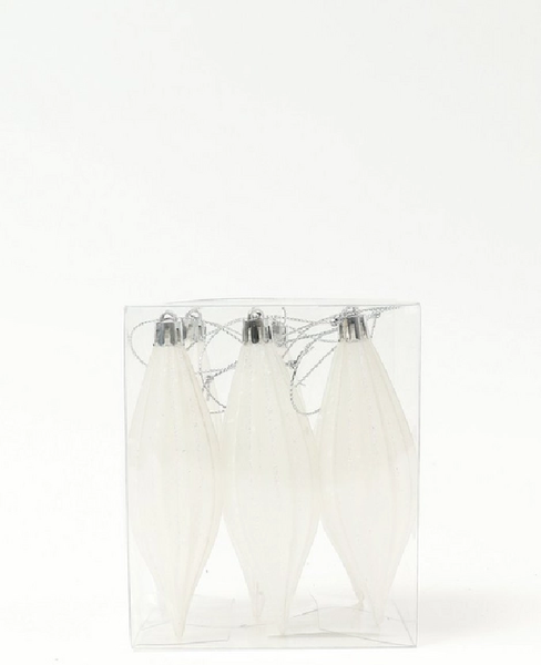 6 Pack Teardrop Hanging Decor 12cm
