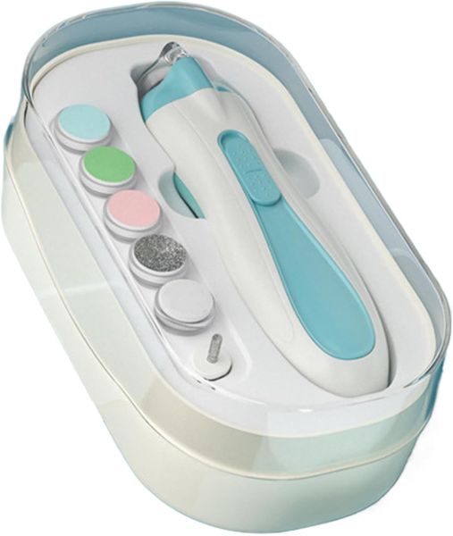 Electric Baby Nail Filer And Trimmer Kit With LED Light