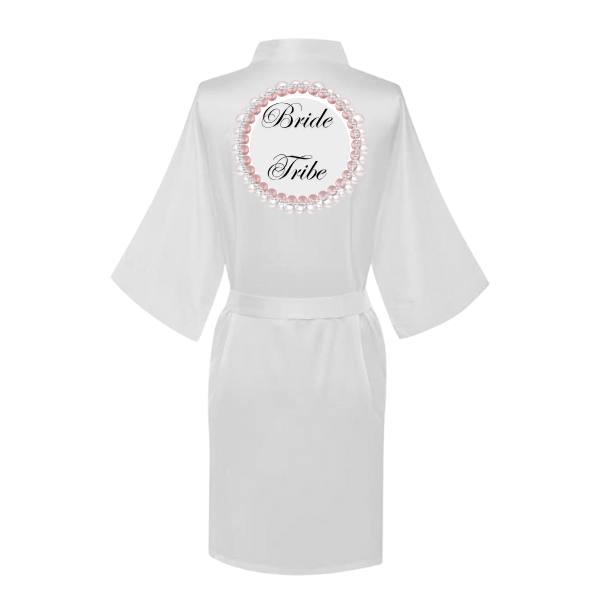 Wedding Bride Printed Summer Gown -Pearl Bride Tribe