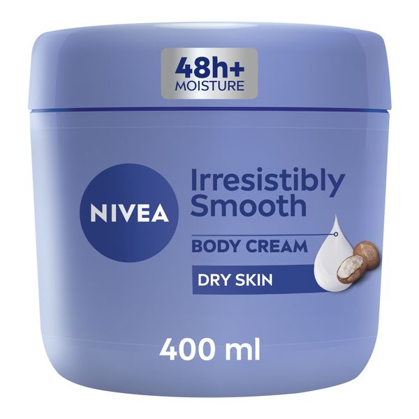NIVEA Irresistibly Smooth Body Cream with Deep Moisture Serum, 400ml