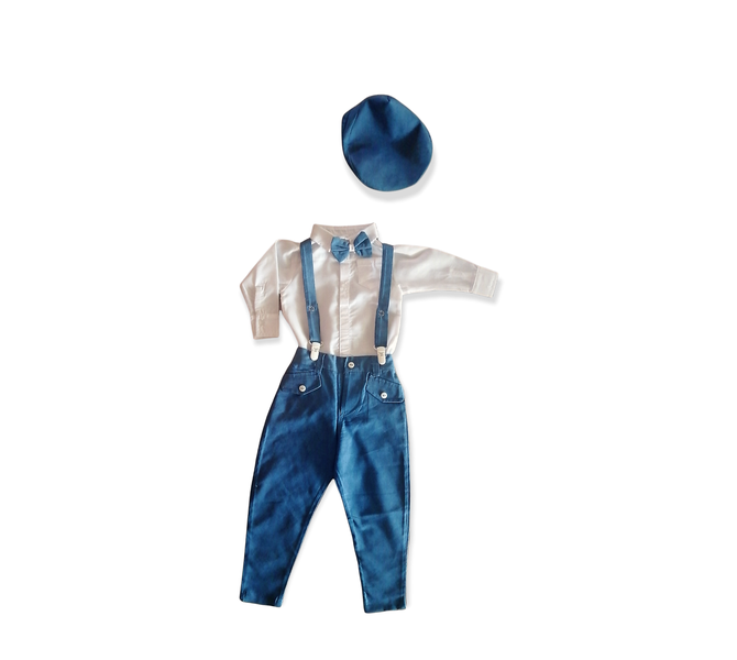 Little Leila - long baby suspender set - baby