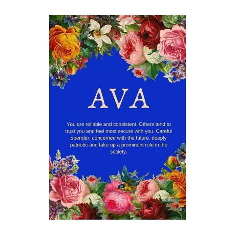 Ava You Are Reliable And Consistent Personalized Name With Citation In Floral Design Cover Notebook Perfect Gift For Girl Buy Online In South Africa Takealot Com