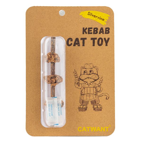 Catwant Silvervine Kebab Cat Toy