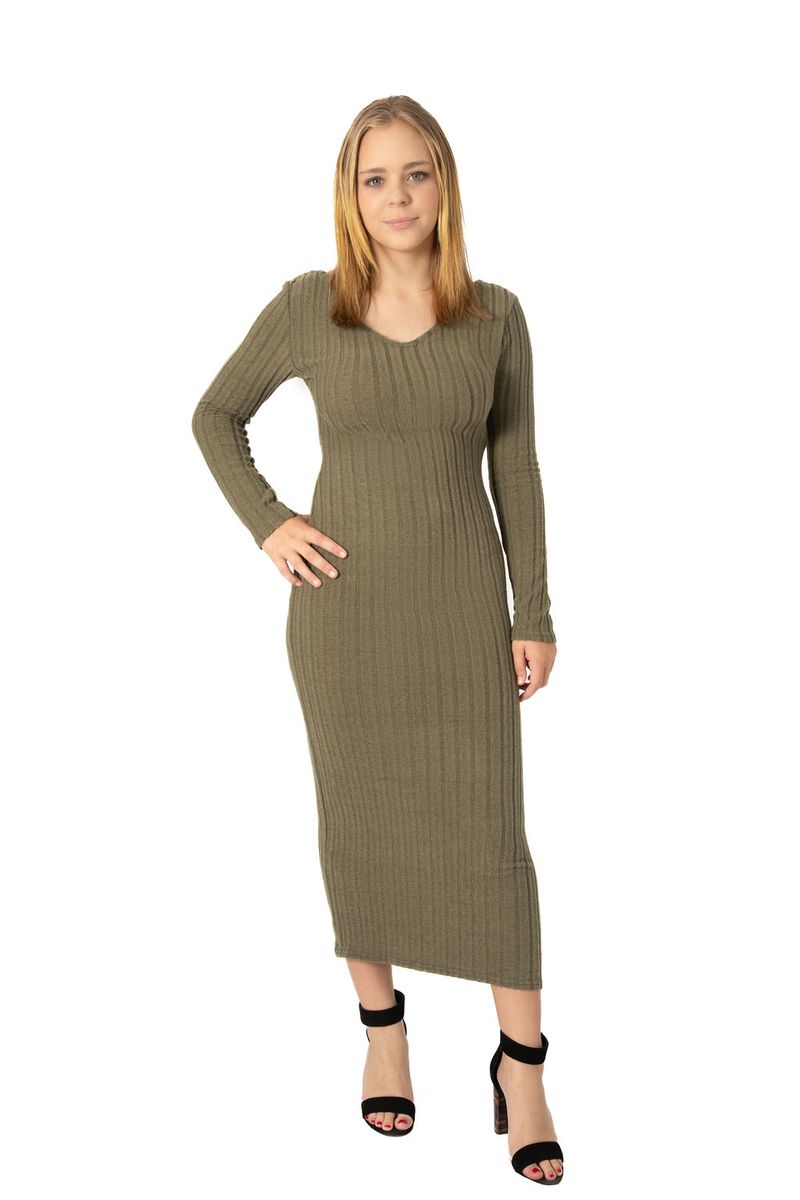 Women Dark Olive Green Sweater Dress Shop Today. Get it Tomorrow