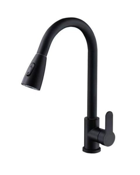 Retracting Pullout Faucet And Hose image