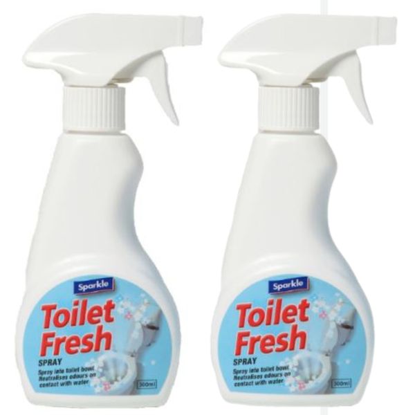 Sparkle Toilet Freshener Spray (2 x 500ml)