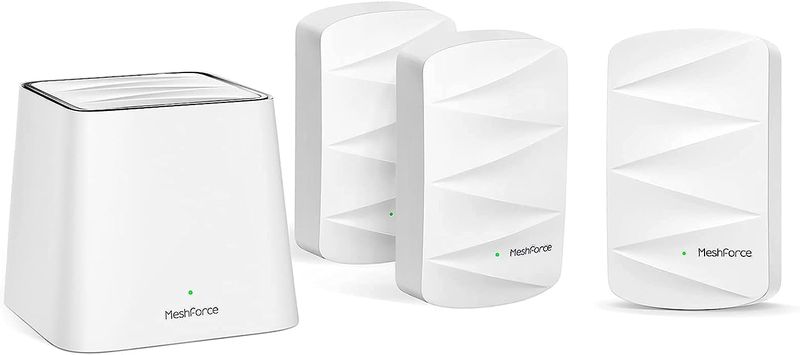 Meshforce M3 Mesh WiFi Systemr for Wireless Internet ( 6+ Rooms) 4 Pack