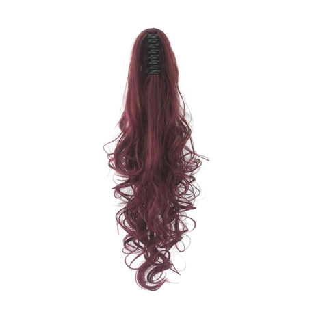 Clip in Ponytail Extension Red Wavy 22 inch | Buy Online in South Africa |  