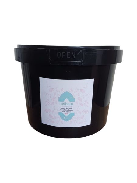5L Bishara Cosmetics Anti-Cellulite Pink Himalayan Salt Scrub