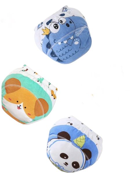 3Pack Resuasble Washable Potty Training Diapers - (13-20kg)