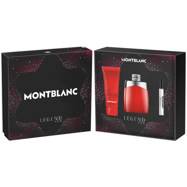 Montblanc Legend Red 100ml Edp, 75g Deo Stick and 7.5ml Travel Spray Gift Set