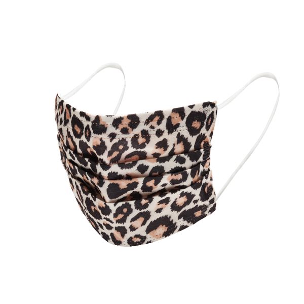 Face Mask - Disposable 3Ply Mask - Tawny Leopard Print