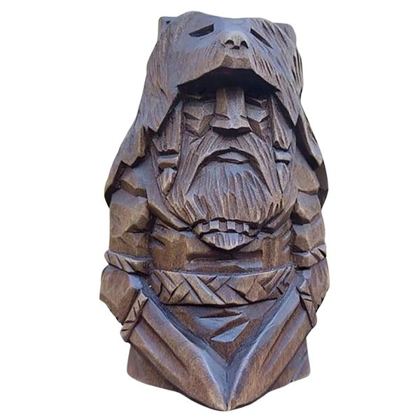 Decor Viking Barbarian Mythology Art Sculpture - 10cm