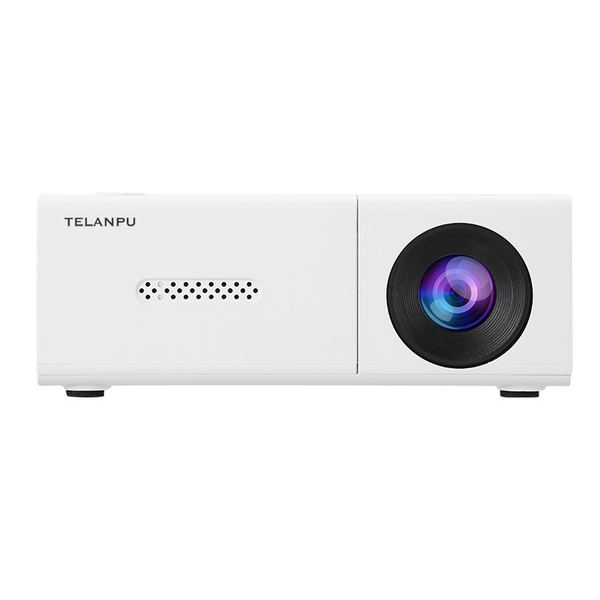 TELANPU Portable Mini Projector with LED Light Portable Outdoor Projector