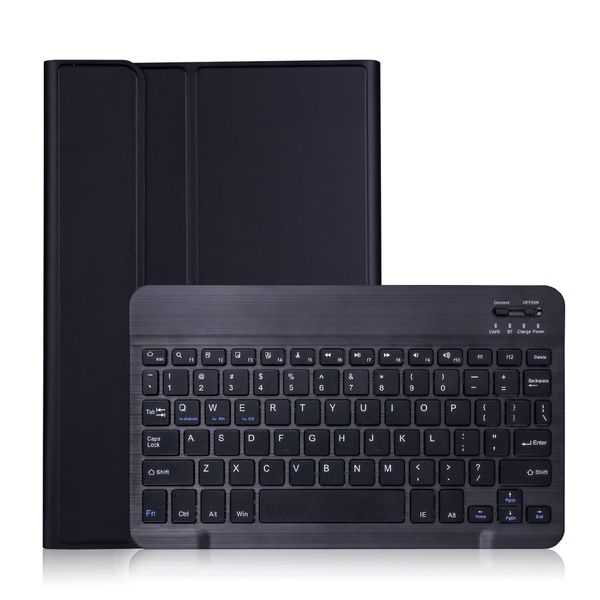 Keyboard &amp; Flip Leather Cover Compatible with Galaxy Tab A7 T505/T500