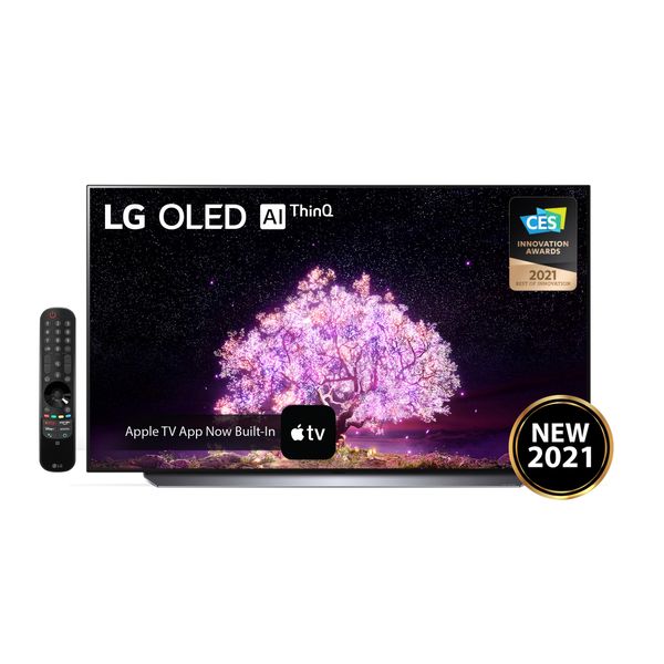 LG 48'' OLED C1 OLED48C1 Series, 4K NVIDIA G-SYNC HDMI 2.1 AI Smart TV (2021)