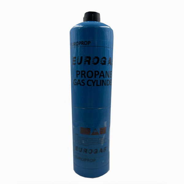 Eurogas Pure Propane 400g Steel Cylinder with Bom Fitting