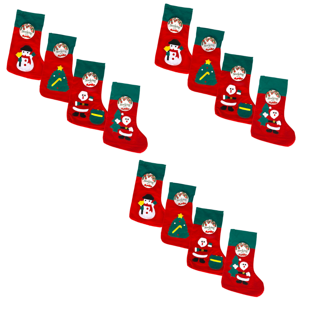 Christmas Socks pack of 12