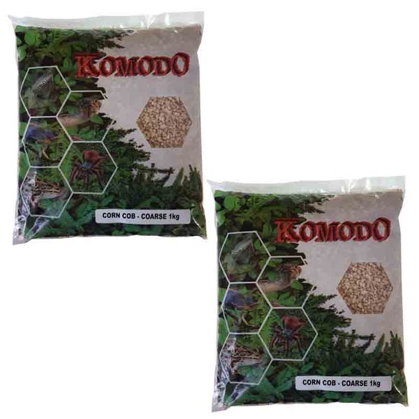 Komodo CORN COB COARSE - 1kg Double Deal
