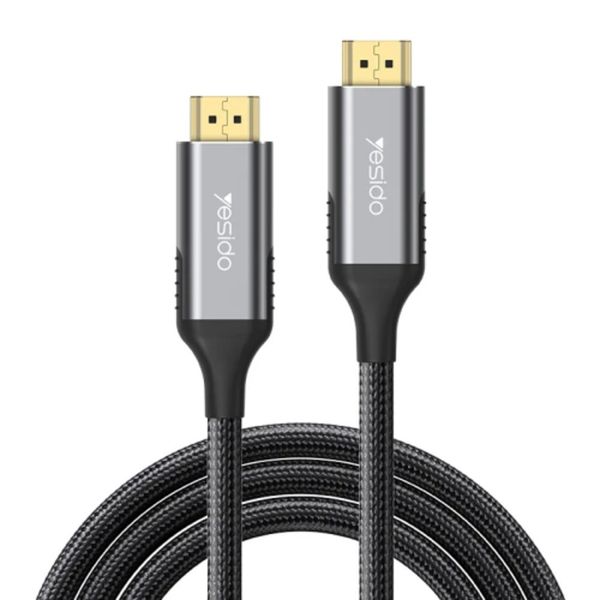 YESIDO 8K HDMI2.1 to HDMI2.1 Cable - 1.8M Aluminum Alloy, Silver-HM11