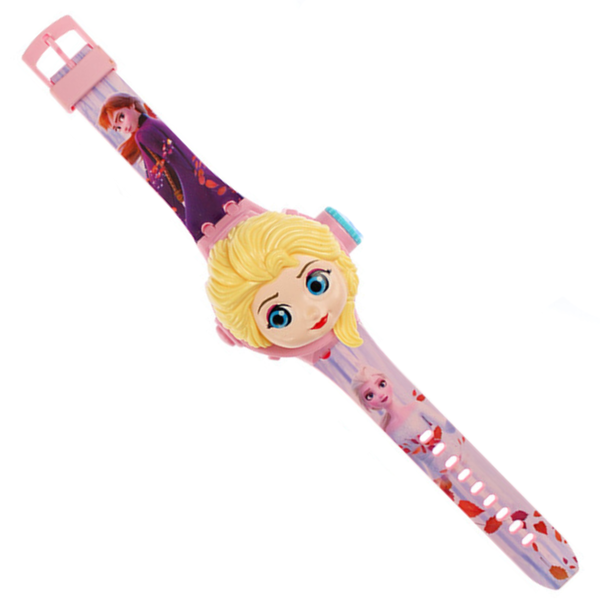 Kids Cartoon Character - Digital Watch with Projector Light - Captain Ameri