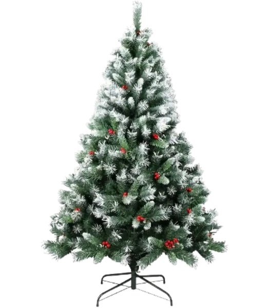 Twinkle Tree Artificial Serbian Sprouse Christmas Tree with Red Berries