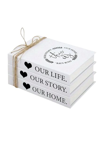 Three Pieces Tabletop Decorative books