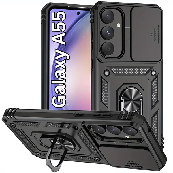 GENMER Lens-Guard Cover Compatible With Samsung Galaxy A55 Shockproof Case