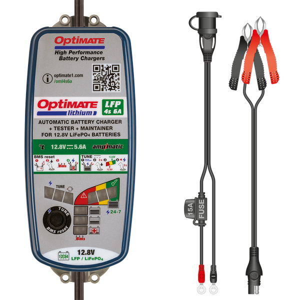 OptiMate Lithium 4s, 10-step 12.8 Volt 6Amp, Charger &amp; Maintainer. TM-390
