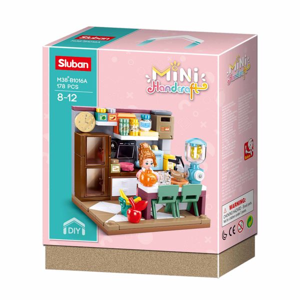 Sluban Building Set: Mini Handcraft Kitchen - 178 Pieces