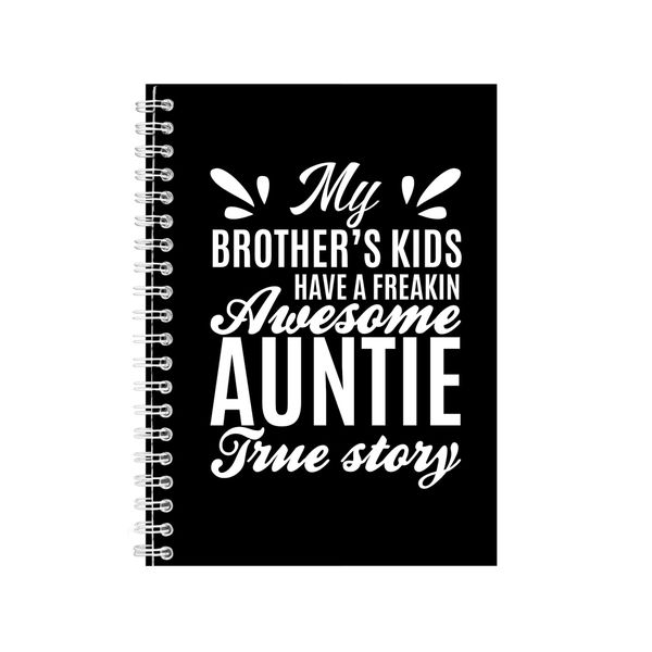 Auntie Notebook Aunty Gift Idea Writing Book Notepad Pad 23