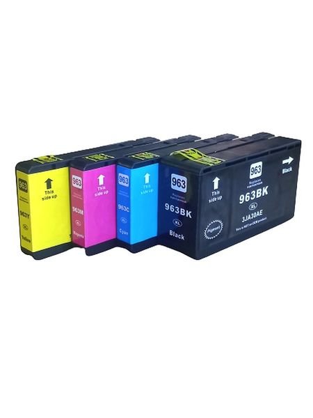 Compatible HP 963 XL High Yield C/M/Y/K Ink Cartridge 4-Pack Combo