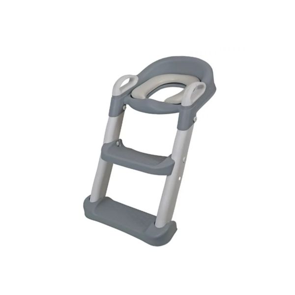 Foldable Potty Training Toilet Seat Ladder Step-Grey