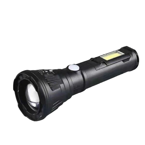 Multi functional Rechargeable Zoom Flashlight- SD