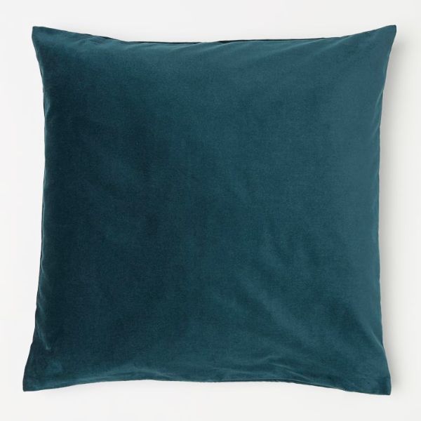 Velvet Petrol blue pillow/scatter cushion cover (inner included)