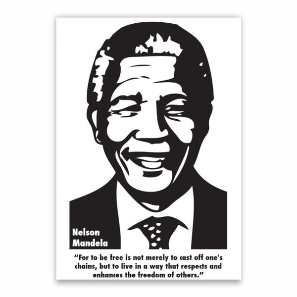 Nelson Mandela Poster - A1