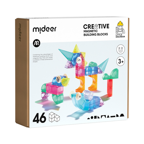 Mideer - Creative Magnetic Building Blocks Set for Kids - 46 Pieces