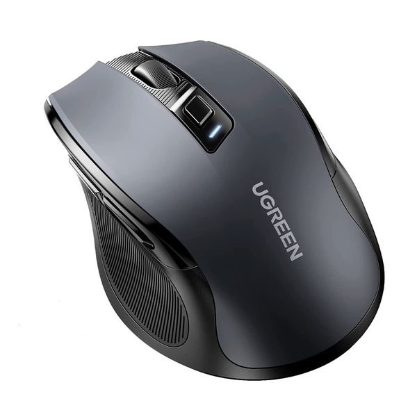UGreen 90545 Ergo WiFi Mouse W/5 Adjt DPI-GY