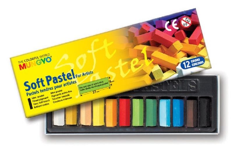 MUNGYO Soft Pastels 12pc