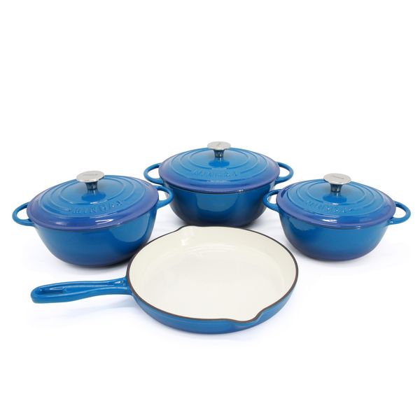 Minhaj - Enamelled Cast Iron 7pc Gift Set