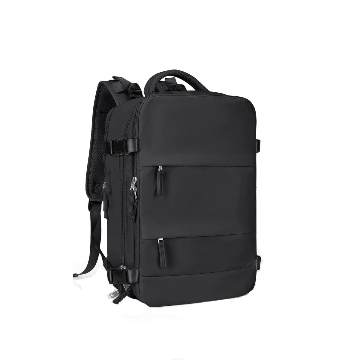 Large Travel Backpack For Women Men - Black
