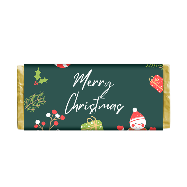 Christmas Chocolate Gift Idea Custom Themed Thank You Appreciation Present1