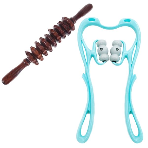 Sport Yoga Neck &amp; Body Massage Rollers Set of 2(40cm)