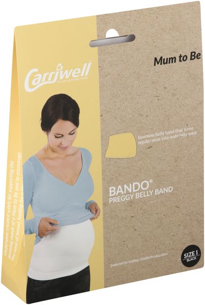 Carriwell - Seamless Preggy Belly Bando - Black