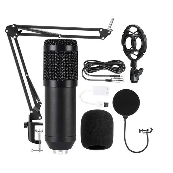 Music D.J M800 Professional Condenser Microphone Black