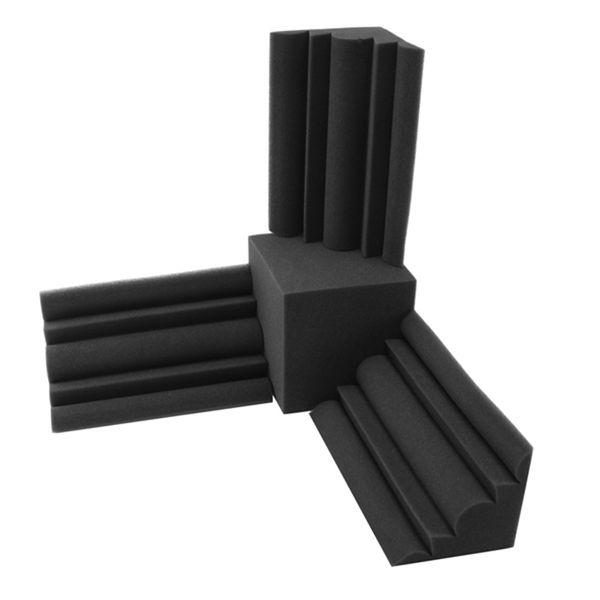 4Pcs/Set Acoustic Foam 1Pc 15X15X15cm Square Sound Insulation Foam+3Pcs 12X