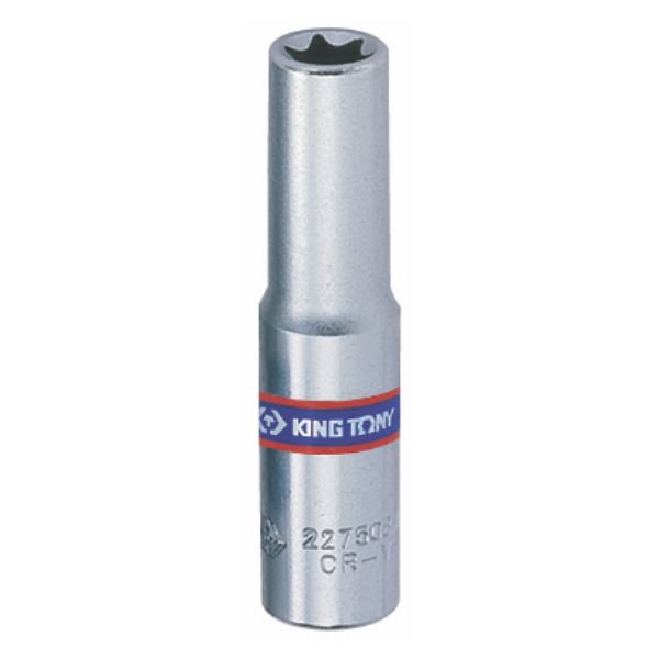 King Tony - Socket Torx Female Deep 1/4" X E7 - 8 Pack