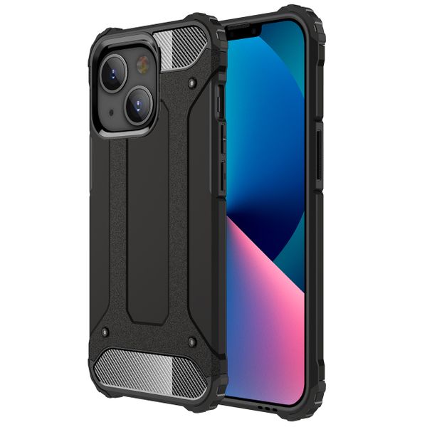 Hybrid Shockproof Protective Case for iPhone 13 Mini - Black - Apple iPhone 13 Mini