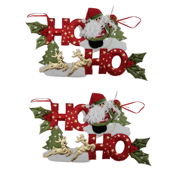 Christmas Plush Hanging Sign