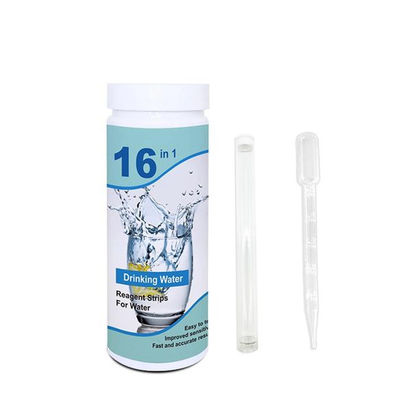 16 in 1 Water Quality Testing Strips for Swimming Pools